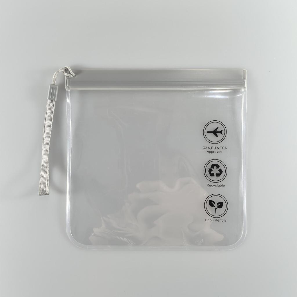 Transparent EVA Waterproof Self-Sealing Food Lanyard Bag - Fresh-Keeping Sandwich Bag