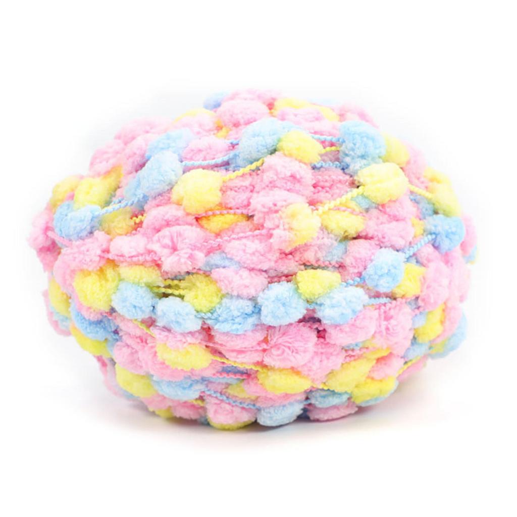 Crochet Yarn Soft Yarn Roll of 100g Knitting Yarn for DIY Hand Knitting Weaving Bags Hat Clothes DIY Crafts