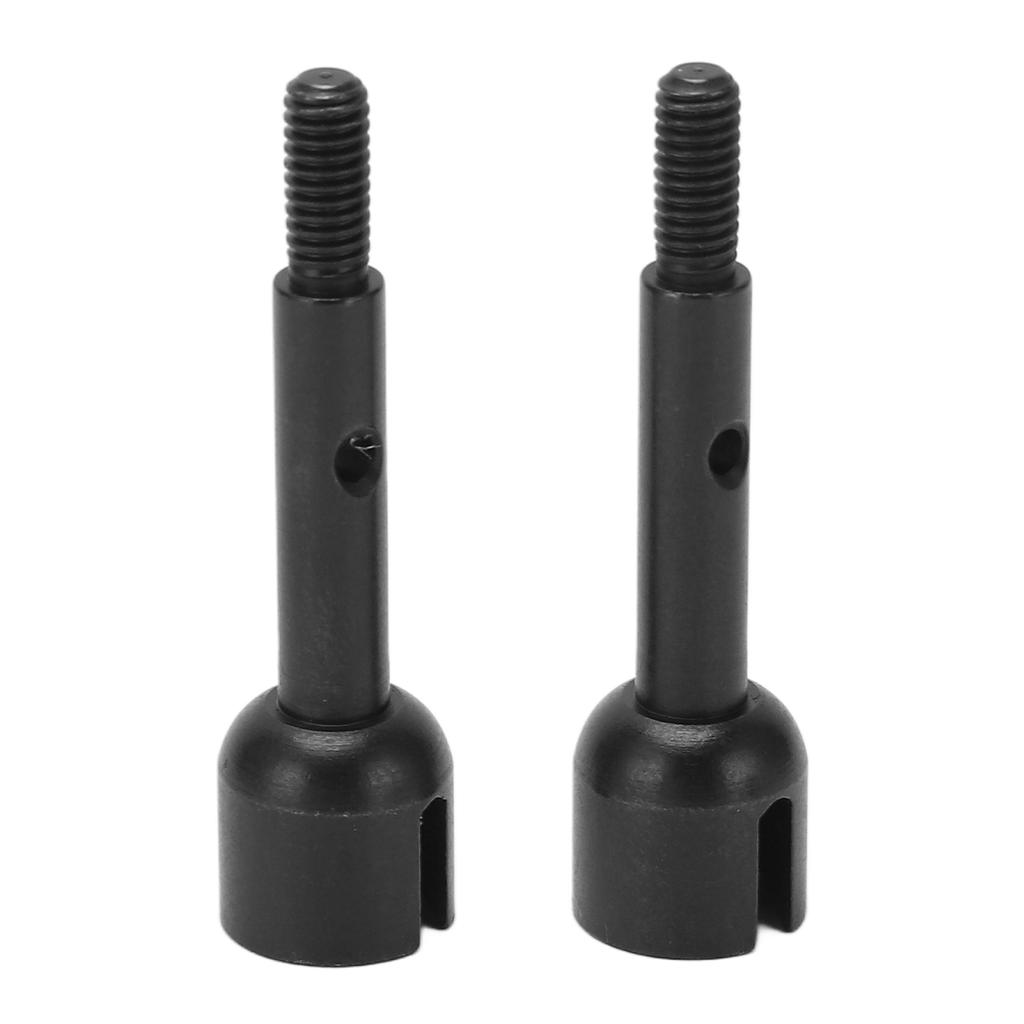 2 Stück RC Hinterradachse Eisen Reibungsreduzierung Hinterradantriebskupplung RC Zubehör für ZD Racing Schwarz