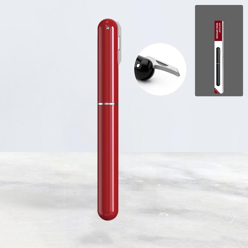 

Открывалка для винных бутылок, винный штопор, банка для удаления пробки, насос для давления воздуха, барные инструменты красный