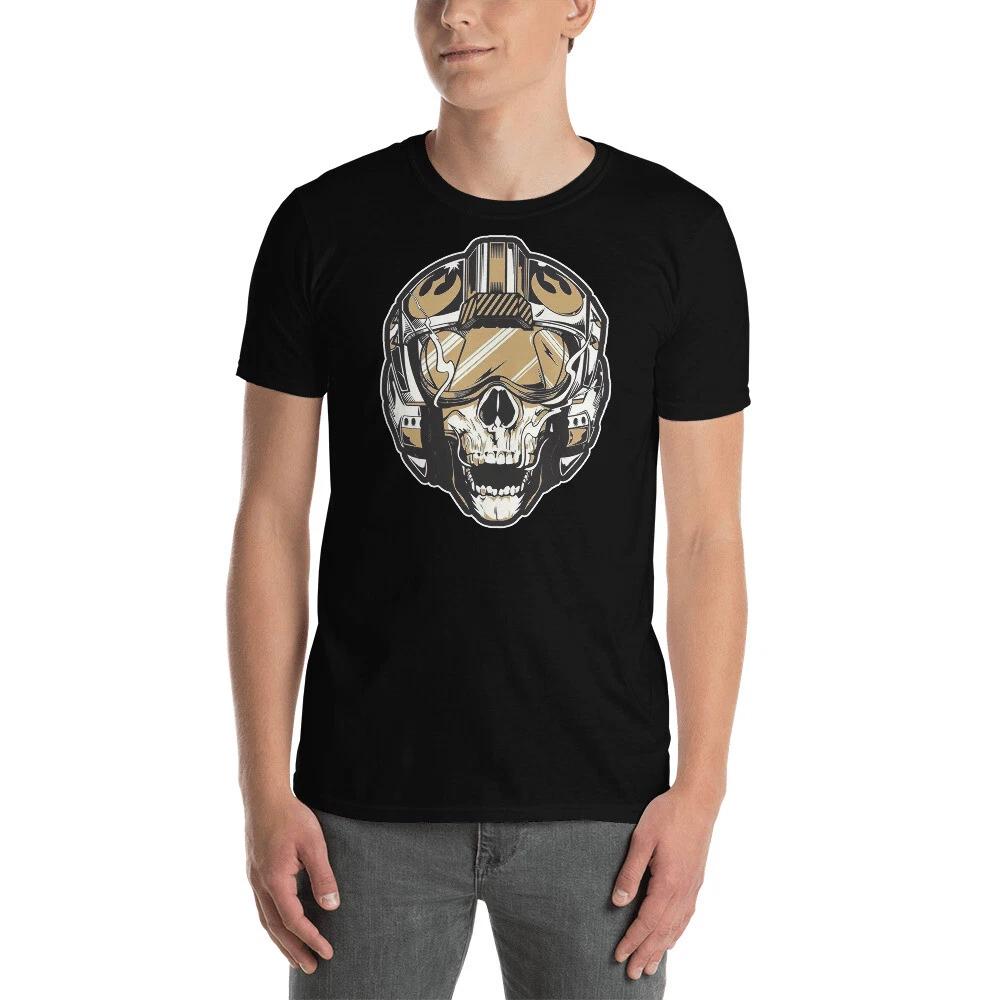 STAR WA SCI MOVIE ACTION HERO HELMET SKULL Short-Sleeve Unisex T-Shirt 4XL