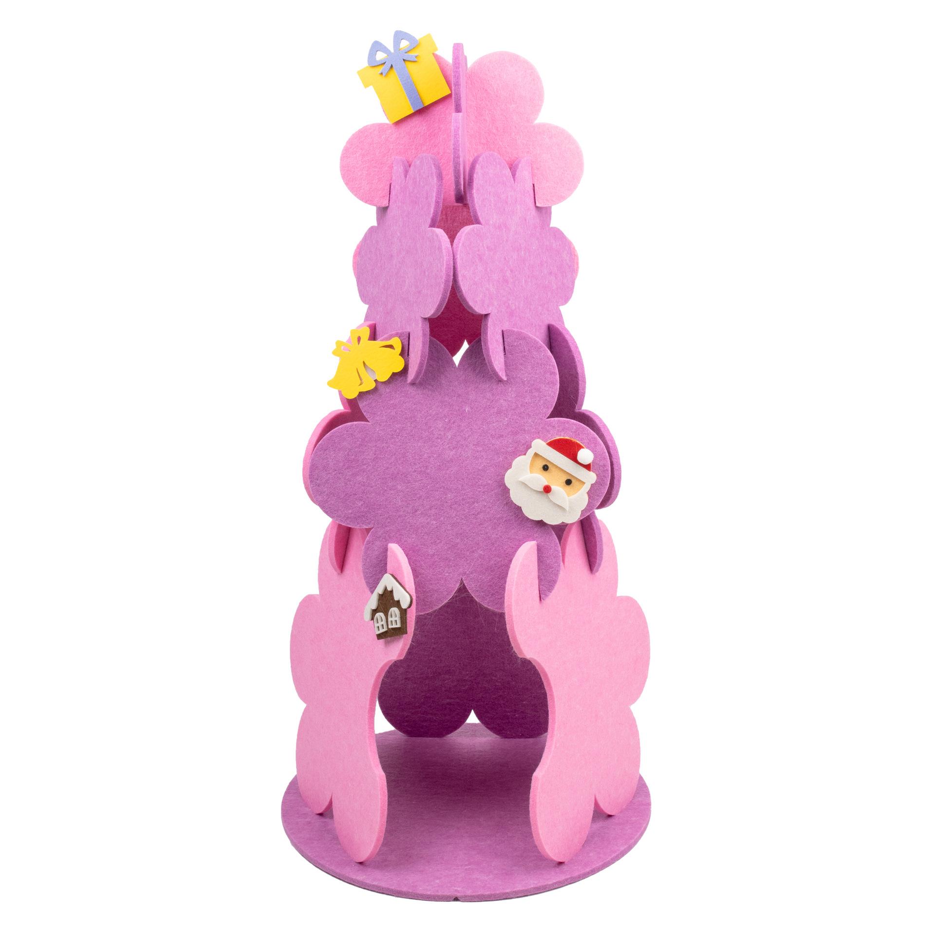 

The New Christmas Tree Felt Nest Cat Nest Four Seasons General Wear Resistant To Scratch Not Easy To Drop Crumbs Cat Nest фіолетовий