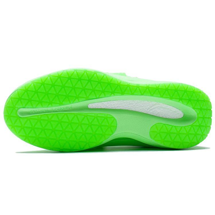 Li Ning Fabric One-Piece Weaving Trend Shock Absorption Non-Slip Wear-Resistant Lightweight Low-Top Sports Casual Shoes Women Sneaker AZGS136-1