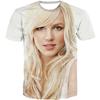 Women/men Summer Fashion 3D Britney Printing T Shirt Casual Short Sleeve Tops Tee Sports Wear Unisex Kids Summer T Shirt