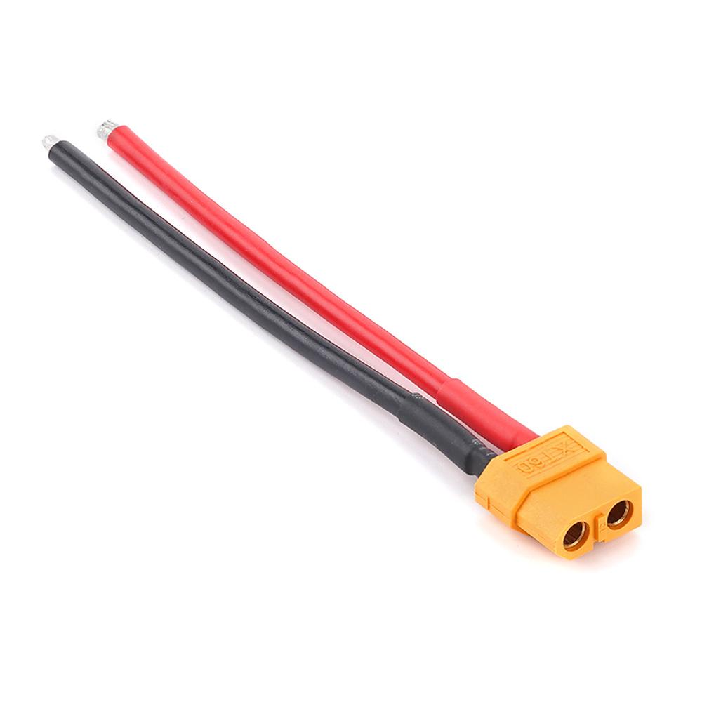 2Pcs of XT60 Battery Male 10cm Female Connector Plug With Silicon 14AWG Wire Cable Photovoltaic Cells Solar System