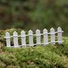 1/5 mini fence, wooden fence, miniature landscape decoration, potted plant decoration, miniature decoration
