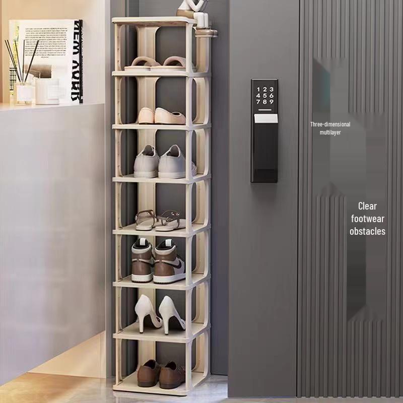 TikTok Compact Dustproof Shoe Cabinet: Space-Saving Multi-Layer Storage for Dorms and Hallways