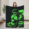 Hulk Retro Vintage Samt-Kuscheldecken Decke für Bettwäsche Sofa Super Warm Bettüberwurf,