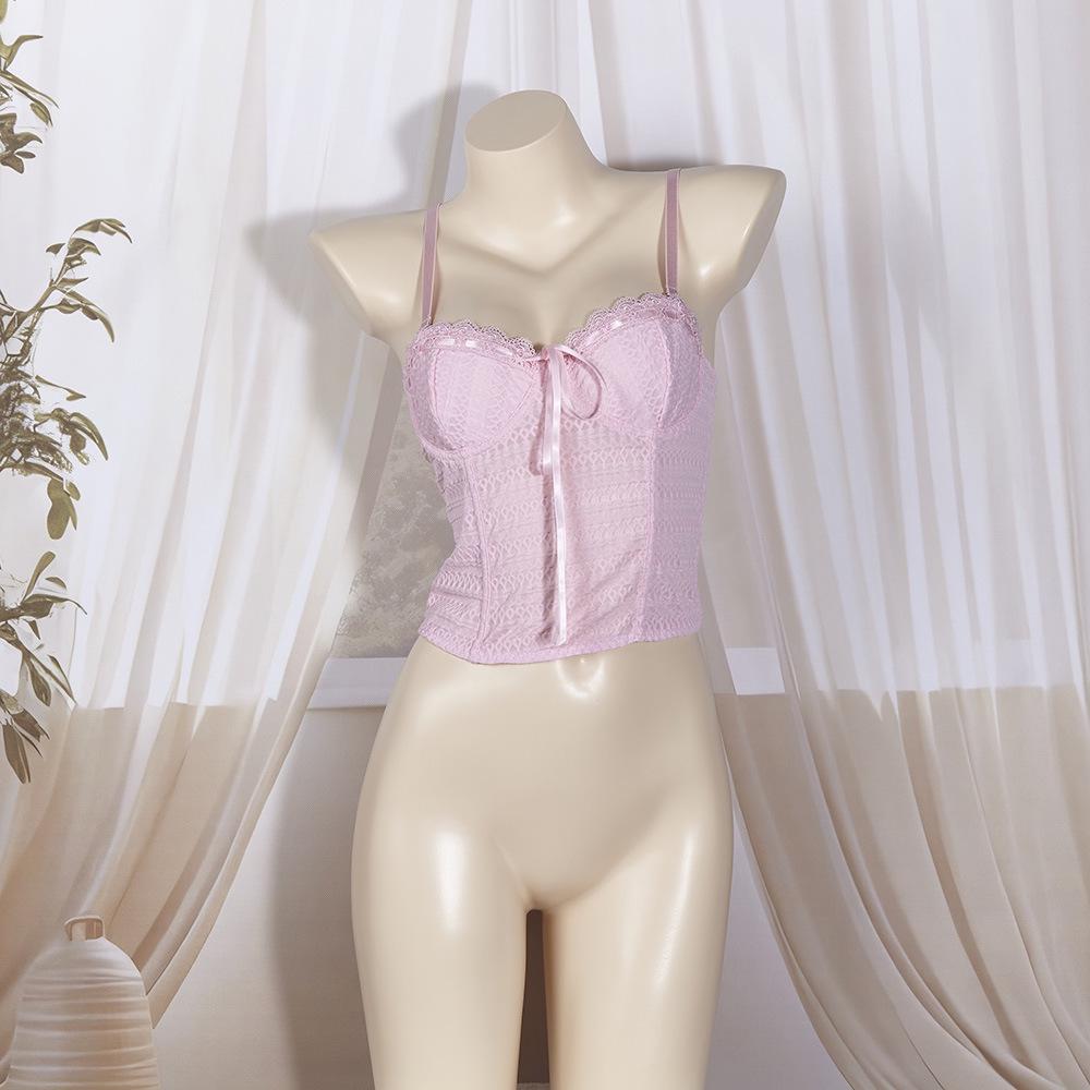 Женская корсетная майка с утягиванием талии и стальными косточками для формирования фигуры Extra Large (XL) розовый