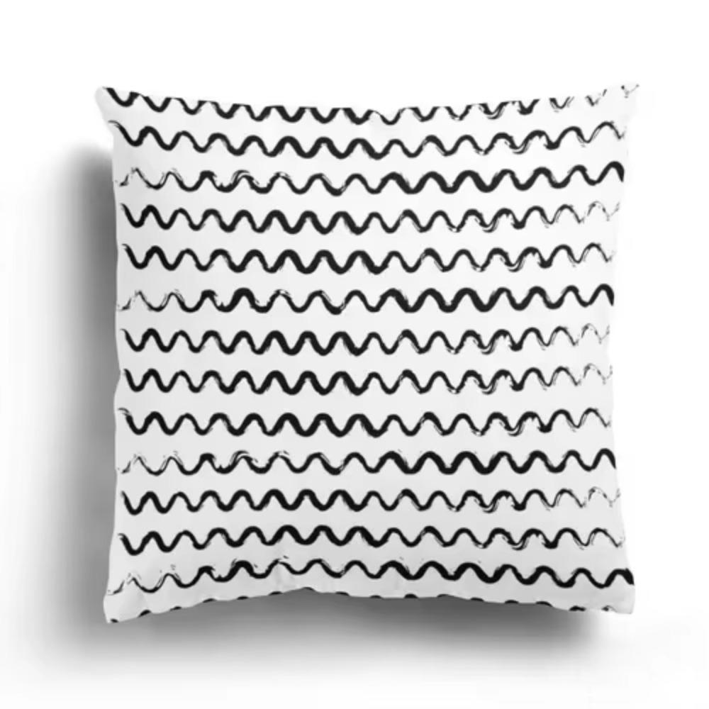 Modern home living room decoration pillowcase sofa cover x cushion cover x Nordic x autumn black white simple