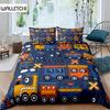 Home Living Luxury 3D Train Bedding Set Locomotive Duvet Cover Pillowcase Queen and King EU/US/AU/UK Size Comforter Bedding