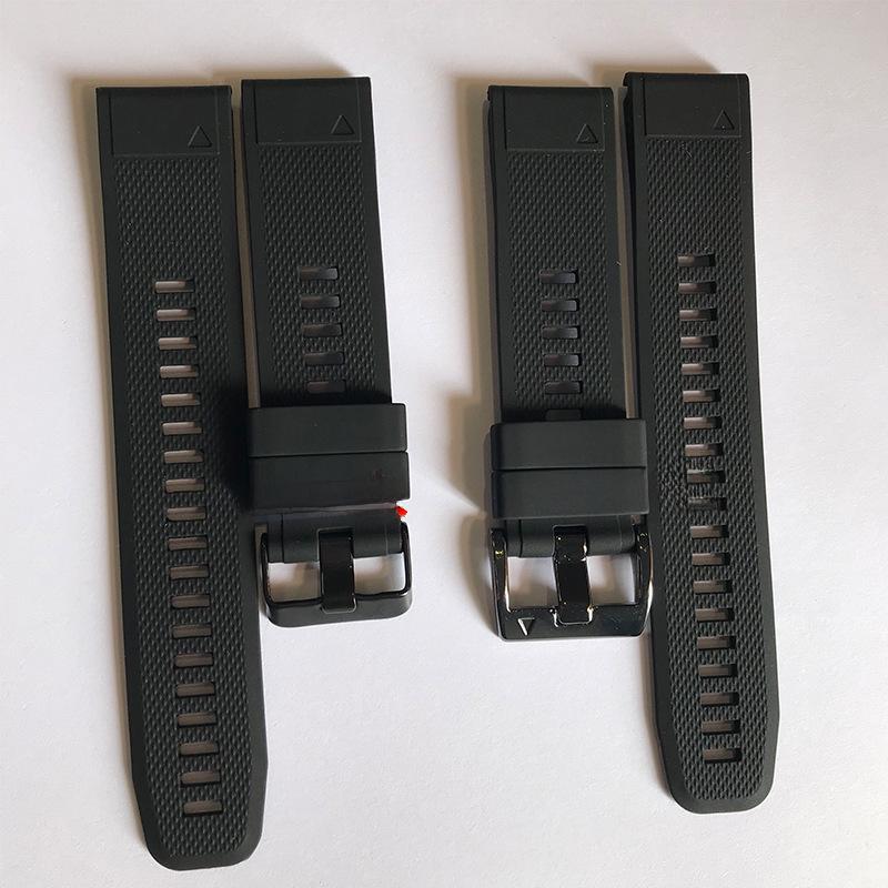 Garmin Fenix 7X/5S/6 Silicone Quick Release Replacement Watch Strap