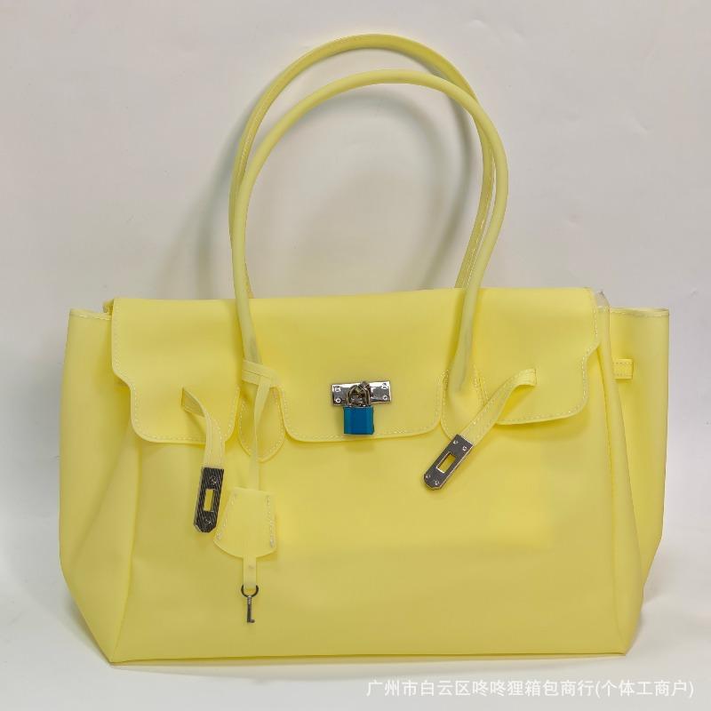 Li nuova estate nuova kiiikiii borsa in gelatina borsa a shopper borsa a tracolla grande capacità borsa da ascella