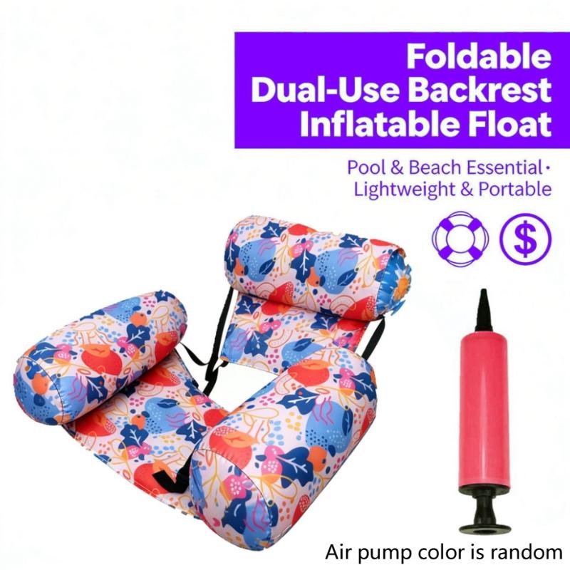 1Pcs New Inflatable Pool Floats Chairs With Armrests And Backrests Pvc Floating Lounger Sofa Summer Pool For Adults And Children