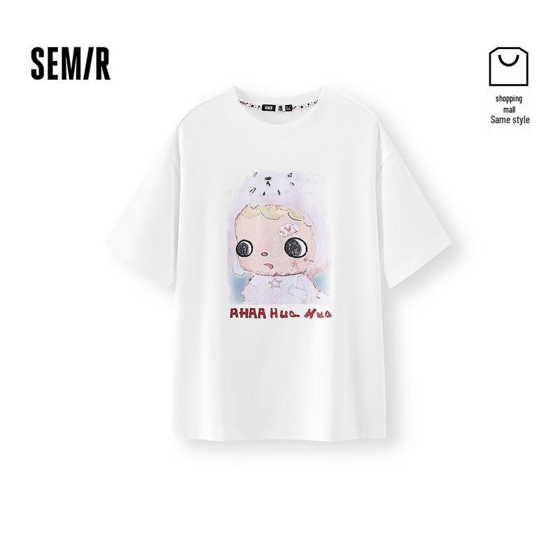 Semir XAHAA Collaboration Cartoon Print Short Sleeve T-shirt S