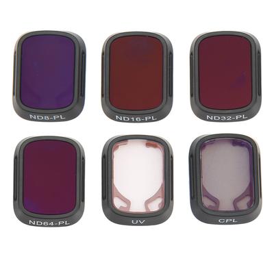 6Pcs Drone Camera Lens Filter Waterproof Optical Glass UV CPL ND8PL ND16PL ND32PL ND64PL Drone Filter for MINI 3PRO
