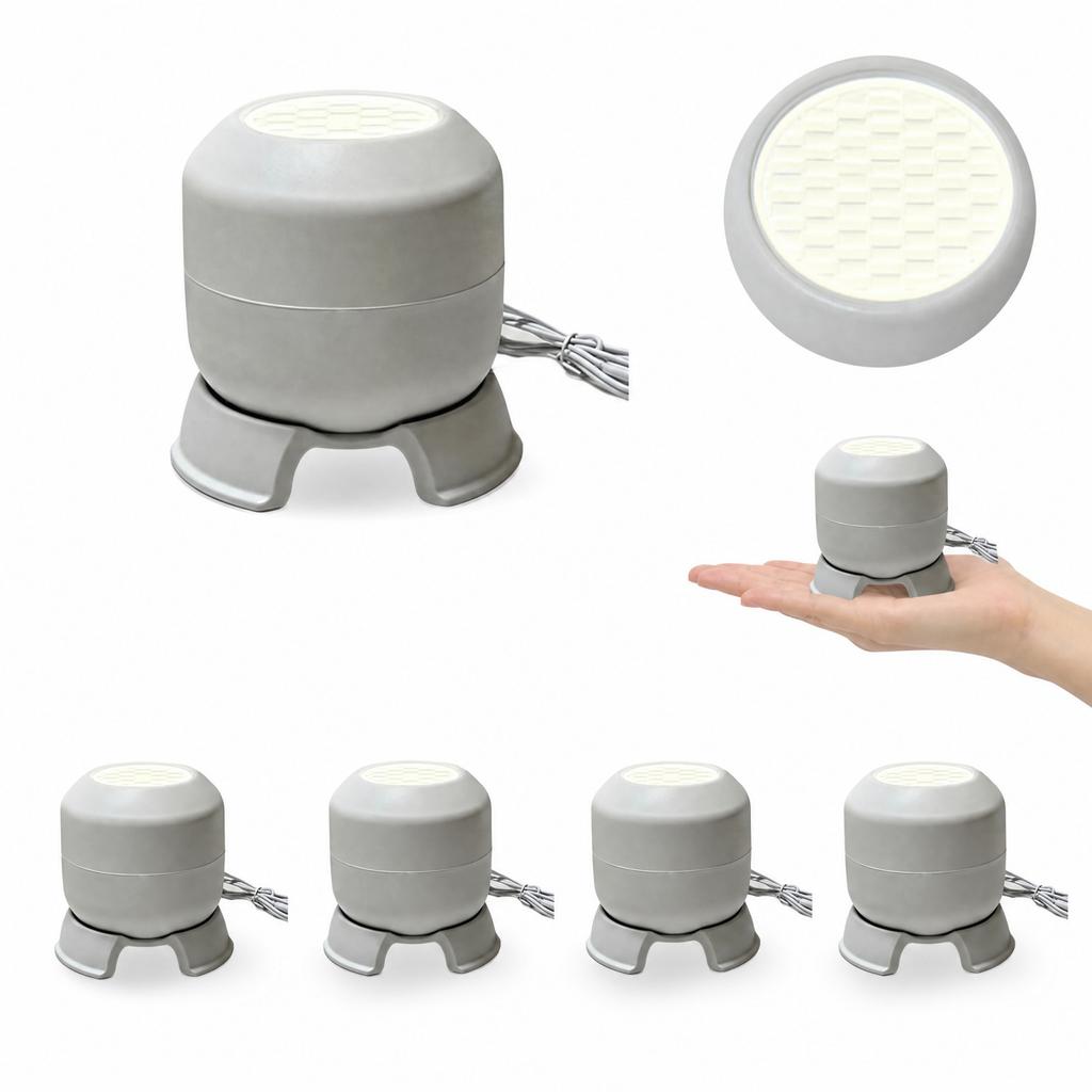 USB Projection Night Light with 4 Pattern Discs -, Snowflake, Christmas, Sports - 10cm Plug-in Lamp for Room Decor