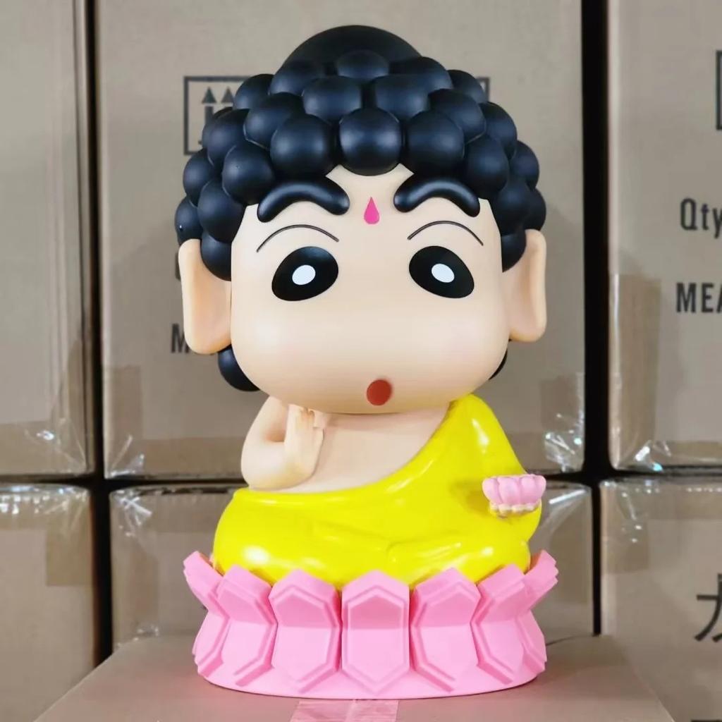 Shinosuke Nohara, Buddha, Crayon Shin-Chan, Coke, Jigong Shin-Chan, Lotus Buddha, Boxed Figure.