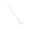 Transparent Acrylic S-Shaped Crystal Clothes Hanger Hook