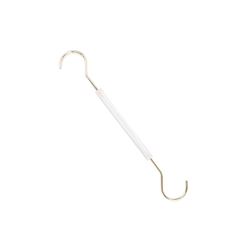 Transparent Acrylic S-Shaped Crystal Clothes Hanger Hook