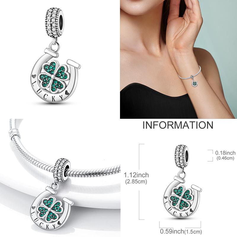 Kupfergrün Serie Kleeblüte Gänseblümchen Anhänger Charm Perlen Schmuck Passt auf Echte Armbänder Schmuck Für Frauen DoItYourself