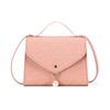 Autumn new simple women's mobile phone bag fashionable shoulder messenger bag idle solid color pearl small square bag