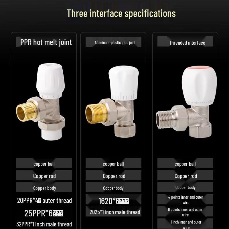Runhong Brass Thermostatic Radiator Valve