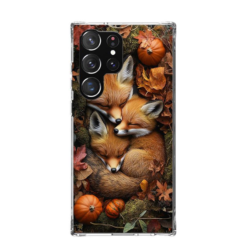 Animal Fox Phone Case For Samsung Galaxy S26 S25 Edge S24 S23 FE S22 Ultra S21 Plus S20 + Fundas Cover Coque Galaxy S25 S24 S23