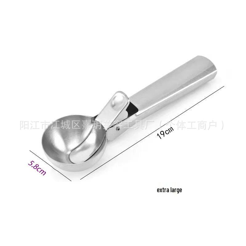 Multi-Functional Stainless Steel Ice Cream & Watermelon Baller Spoon