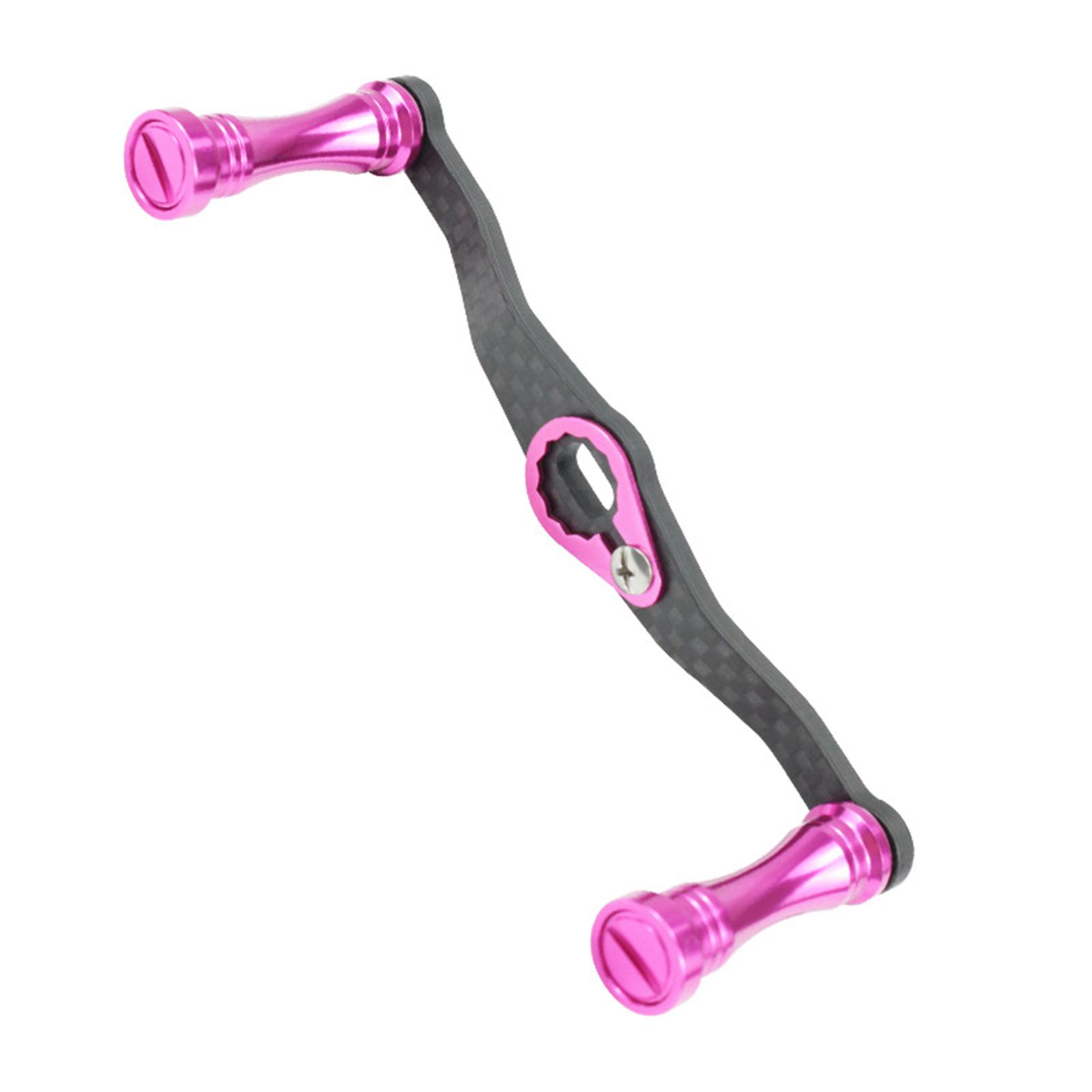 Fishing Reel Handle Carbon Fiber Power Handle Knob Grip Assembly Part Fishing Reel Handle Baitcasting Reel Replacement