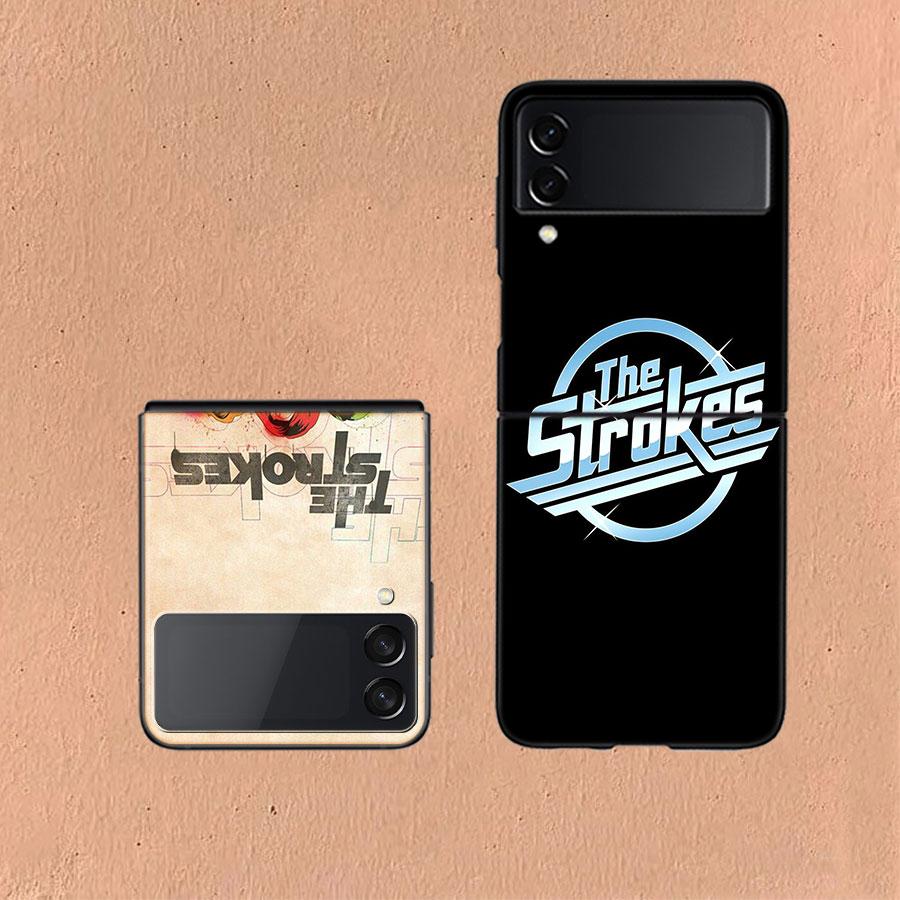 The Strokes Phone Case For Samsung Z Flip 6 7 5G Galaxy Z Flip 5 4 3 5G Cases Shockproof Hard Cover TPU