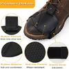 2 Stück Motorrad-Schuhschoner - Schwarze Gummi-Schalthebelschutzpads mit Anti-Rutsch-Griff für Reitstiefel Tägliches Schalthebelschutz-Zubehör