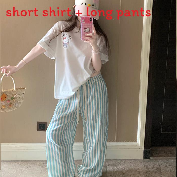 Cotton Sleepwear Set For Women Summer Comfort Lounge Casual