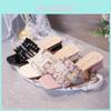 Chic Pearl Slide Sandals For Women Stylish Open Toe Casual Footwear In Beige Black And Pink