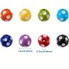 4/8/16pcs 14mm Opaque Block Shaped Bubble Gum Beads with Polka Dot Pattern, Mixed for DIY Craft Beads In Rainbow Bracelets, Necklaces, Jewelry Making