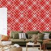 Red checkered wallpaper, red background, 50x1000