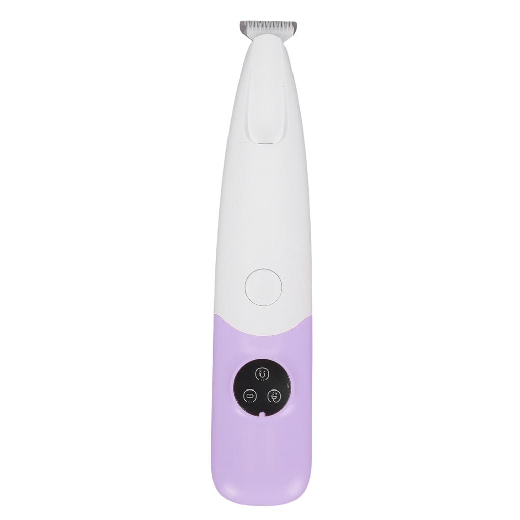 Pet Trimmer Rechargeable Cordless Foot Hair Grooming for Cats Dogs with Brush USB Cable