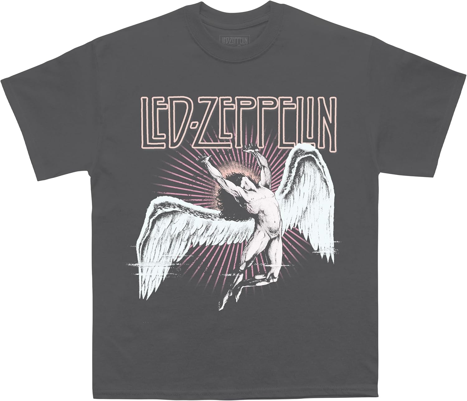 Led Zeppelin Unisex-Adult Official Merch Vintage Dark Icarus T-Shirt S