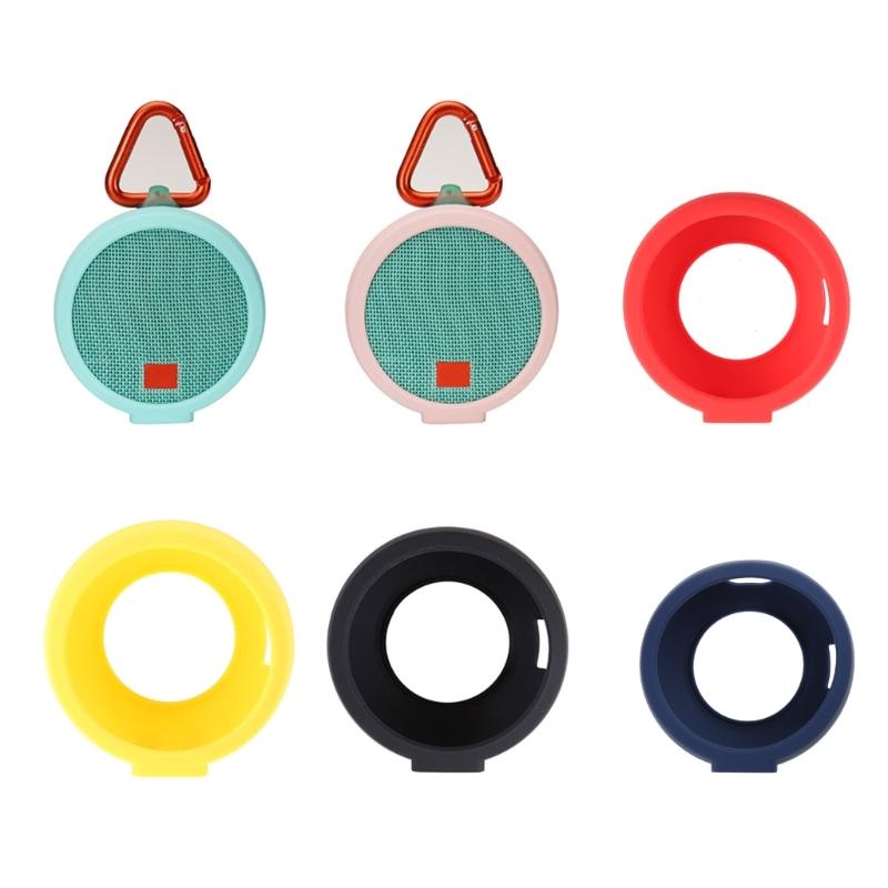 for Clip 2 Bluetooth-compatible Speaker Protective Silicone Skin-friendly Carrying Cases Audio Spare Parts