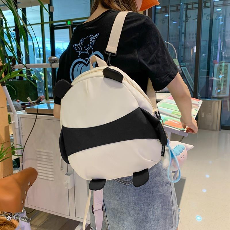 Panda Backpack Women's Japanese Cartoon Cute Ins Style Children's Small Fresh Light