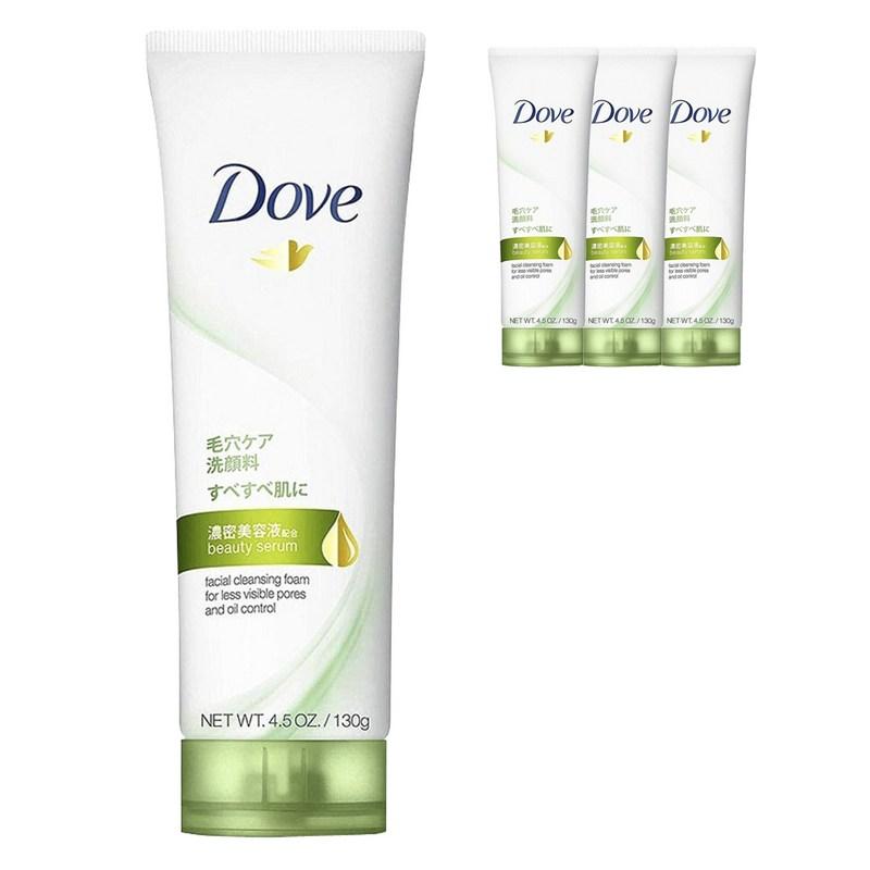 Dove Beauty Serum Pore Care Cleansing Foam, 130g, 4 pcs