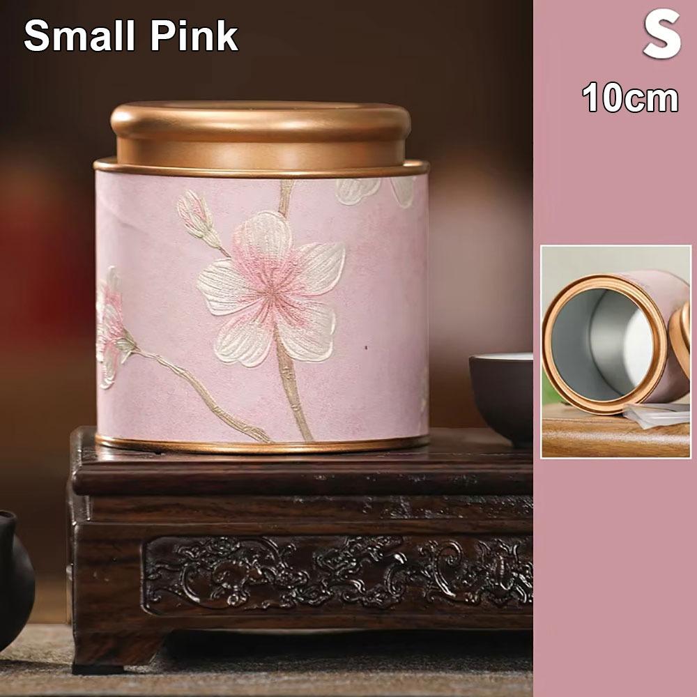 1Pcs Durable 10/19cm Empty Tea Can Green Black Tea Packaging Tea Sealed Jar Household Small Tinplate Storage Can