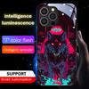 Luxury Graffiti Cartoon Sound-Activated LED Glowing Phone Case for iPhone Samsung