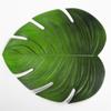 4 Piezas Posavasos de Mesa de EVA Hoja de Tortuga Simulación Decoración de Fiesta Caliente Planta Verde Tropical Base para Bol Taza
