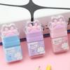 4Pcs Cat Paw Roller Eraser, Colorful Cute Cat Rubber, Kids Eraser with Shaving Roller Case for School Office Supply Stationery, 70 X 31 X 15mm