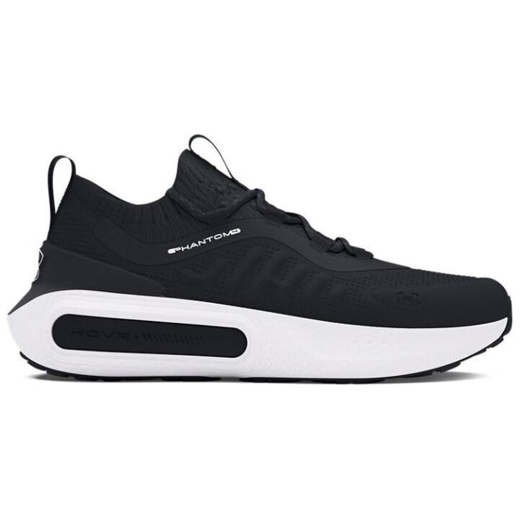 Under Armour HOVR Phantom 4 Black White Women Sneakers Anthracite 3027594-003