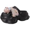 Cartoon Cute Hole Shoes Women's New Muffin Thick-soled Non-slip Bag Head Cool Slippers Tide