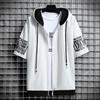 Pánská slim fit mikina na zip s kapucí - Korejský styl jarní/letní ležérní nošení