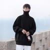 Oversized Turtleneck Knit Sweater For Men Warm Soft Daily Wear Jumper