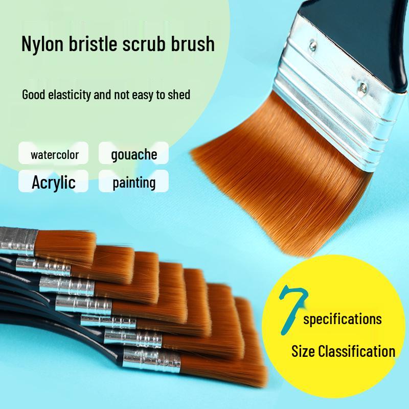 G1754 Nylon Flat Brush for Oil & Wall Painting
